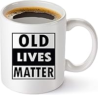 Vista 8 de Old Lives Matter - Vaso de cerveza – Regalos divertidos para hombres, papá, marido o abuelo – Regalo de jubilación, regalo de cumpleaños