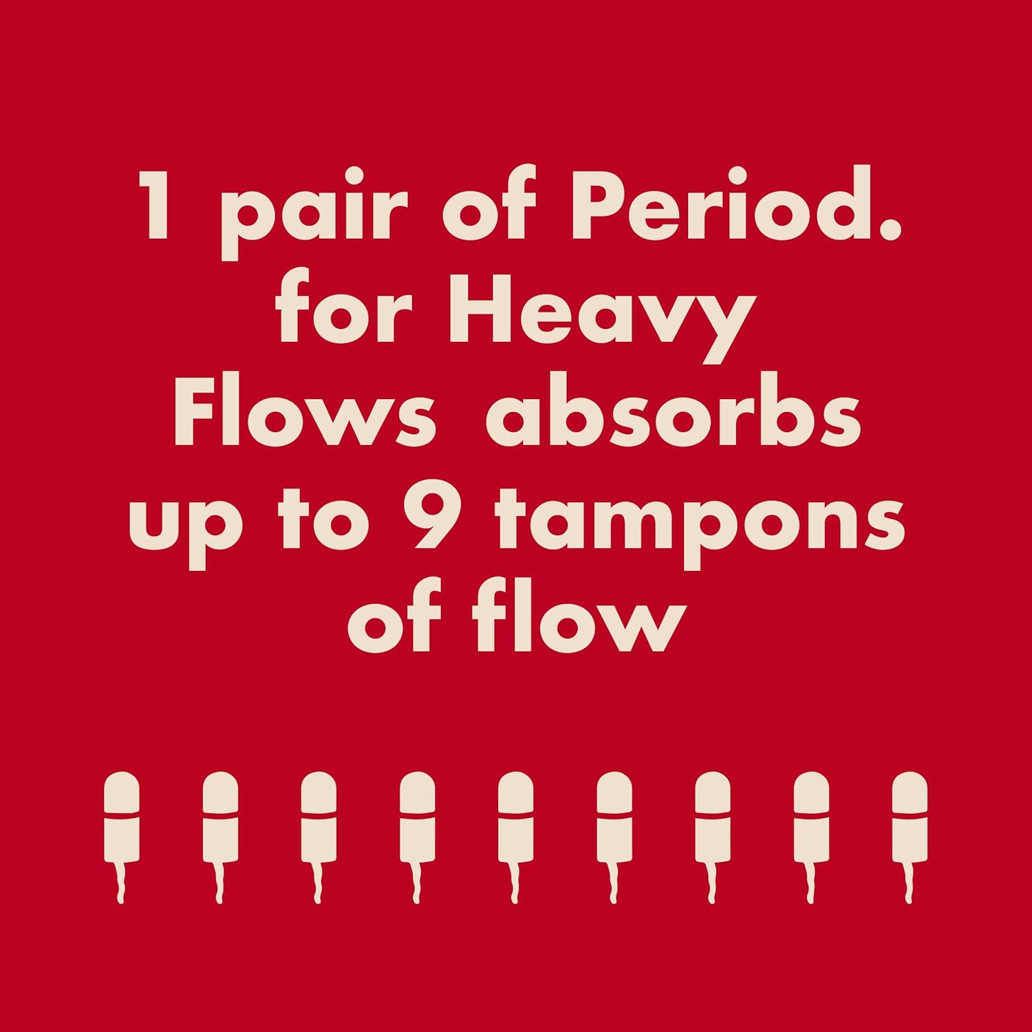 The Period Company Organic Cotton Absorbent Bikini Period Underwear for Women Heavy Flow, Leak Resistant Menstrual Underwear - Image 4