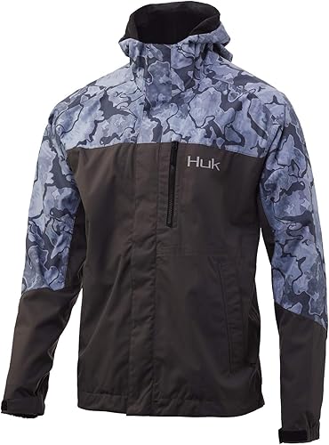 HUK Grand Banks - Chaqueta impermeable resistente para hombre