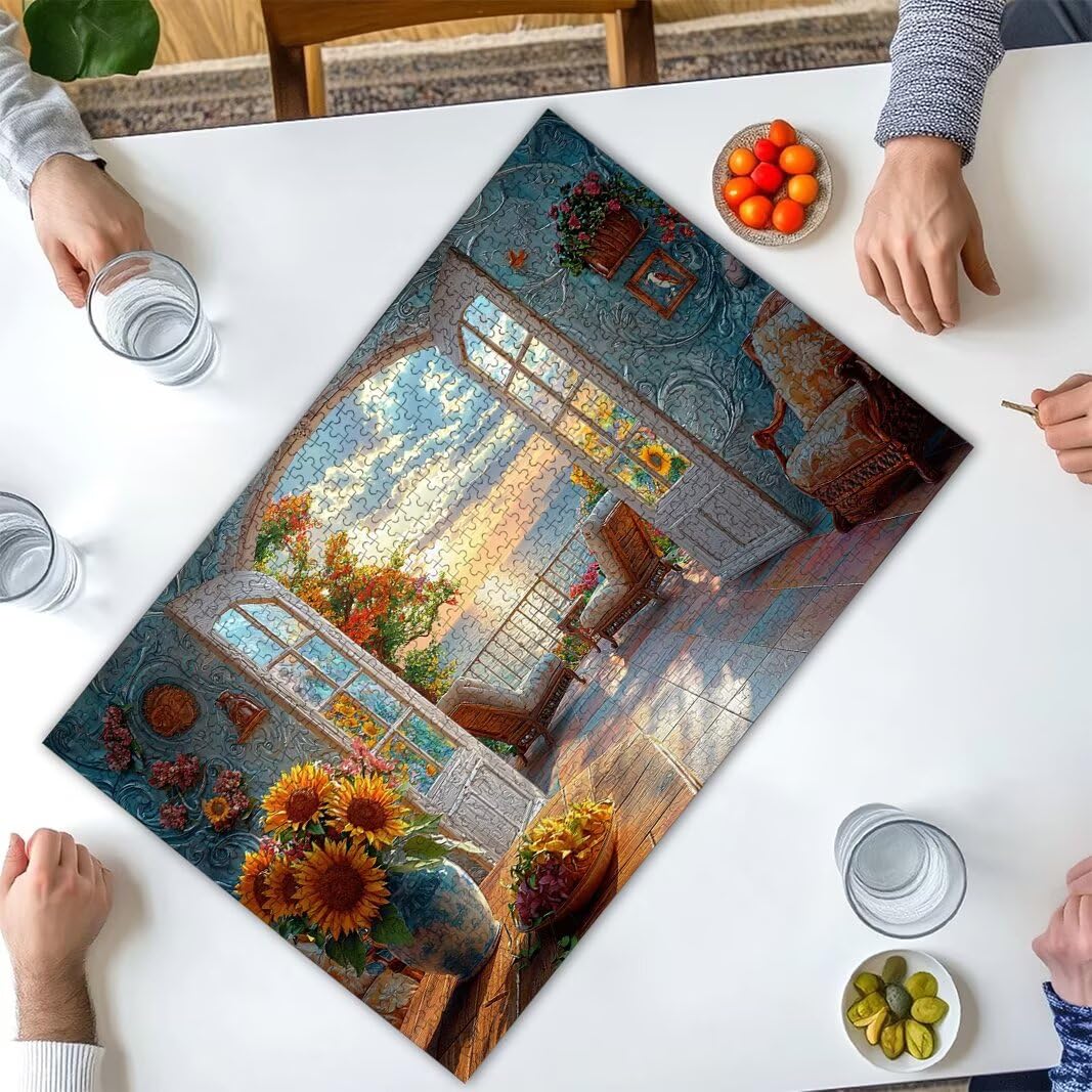 Puzzle 1000 Pezzi, Puzzle Italia in Legno per Adulti, Misura: 70x50cm -2310