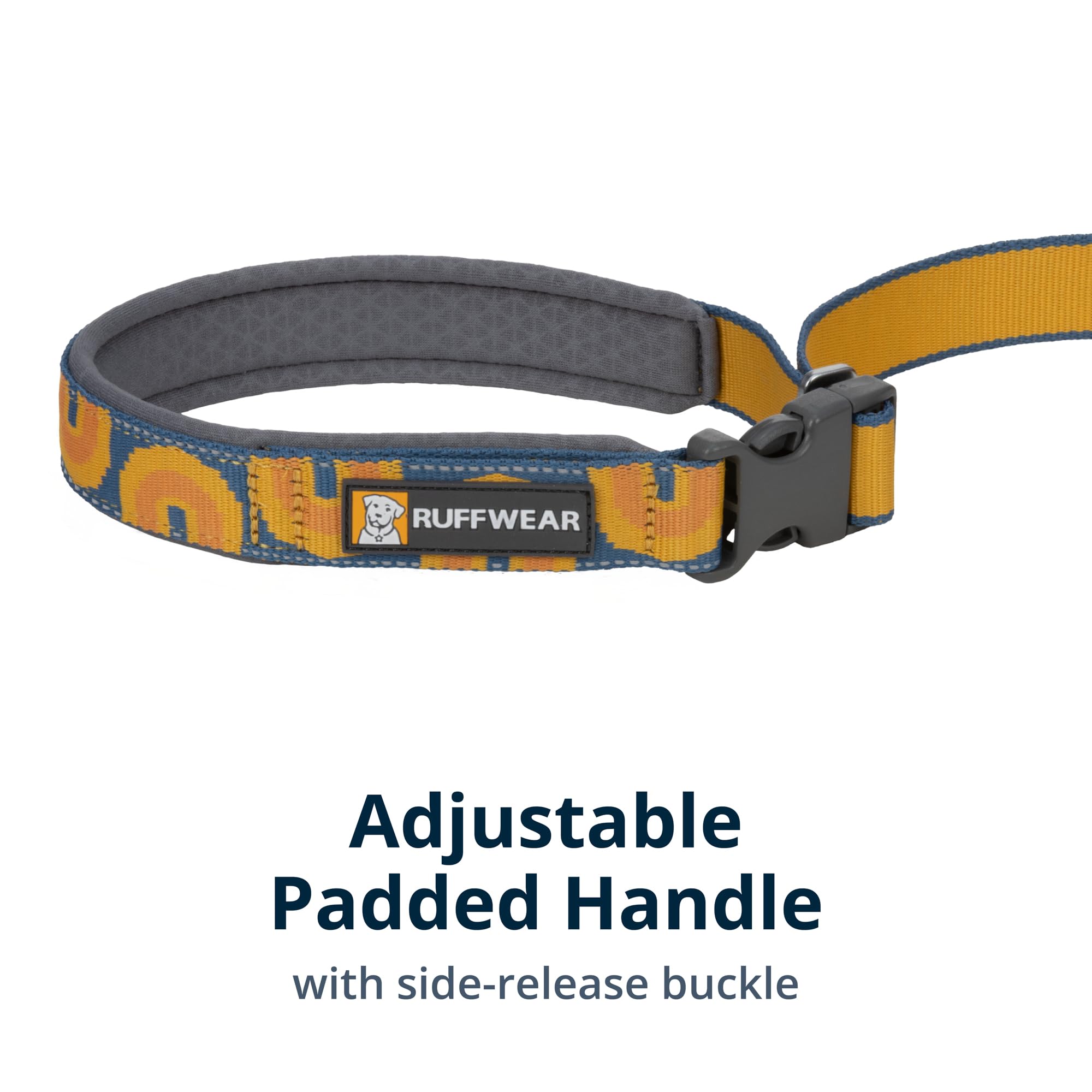 RUFFWEAR Smycz dla psa Crag, codzienna smycz dla psa ze zintegrowanym odblaskiem, wygodna do noszenia w dłoni lub w talii, lekka i przenośna, akcesoria dla zwierząt domowych, na spacery, długość 1,8