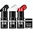 BOBISUKA Black White Red Face Paint Stick with Setting Powder Set Clown Makeup Eye Black Sticks for Sports, Body Paints for Halloween Joker Skeleton Cosplay Special Effects Costume SFX Stage Kit