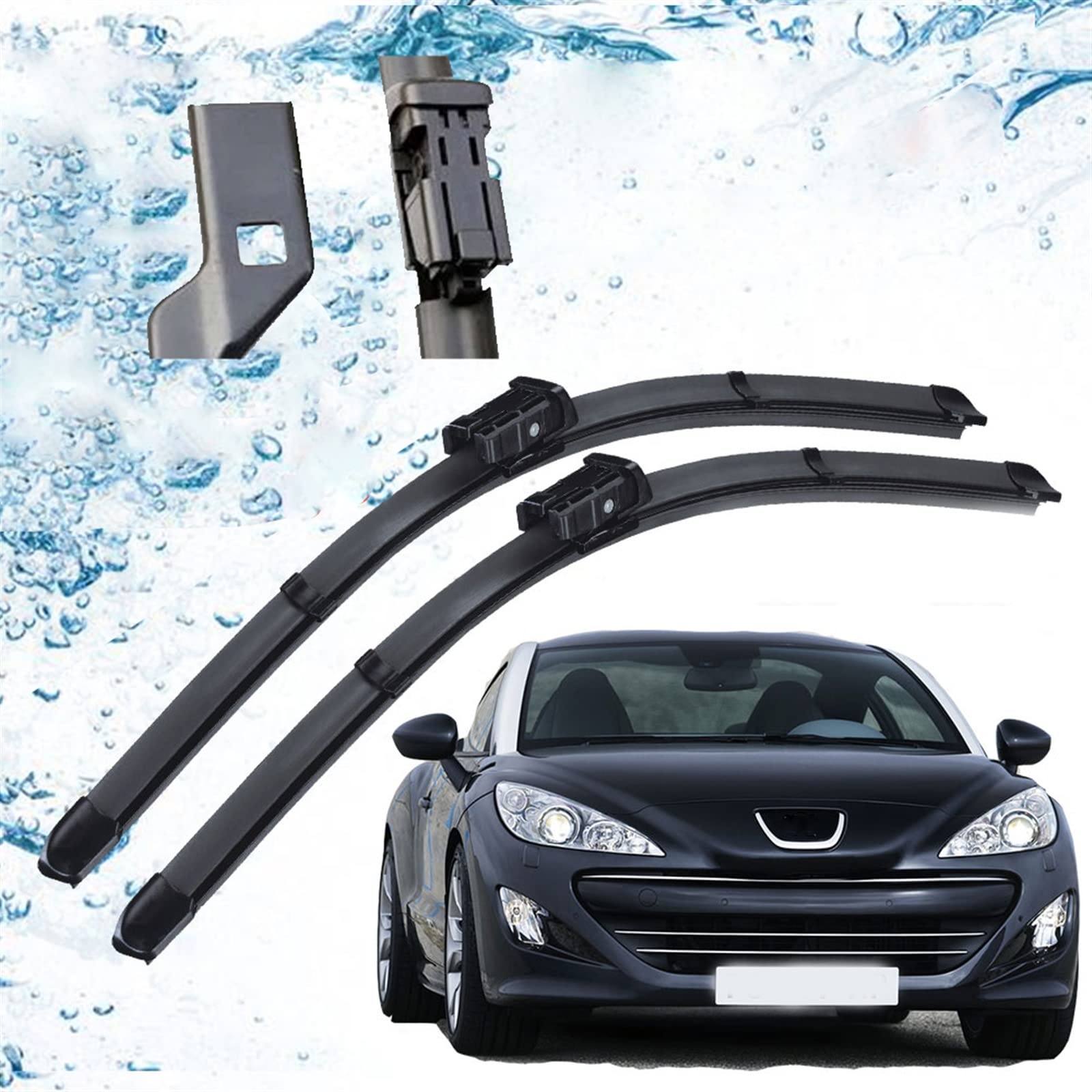 Balais d'essuie-glace Peugeot RCZ 2009-2016 pare-brise brosses avant