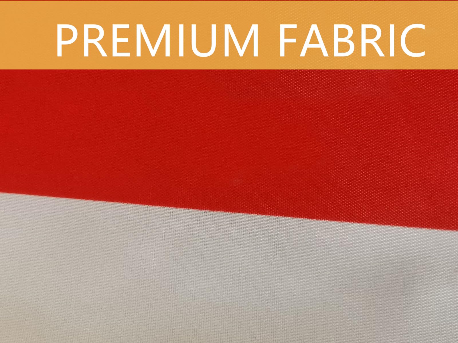 Flaga polski 90 x 150 cm-Polska flaga poliestrowa jasny Płócienny Nagłówek i podwójne szycie z mosiężnymi oczkami