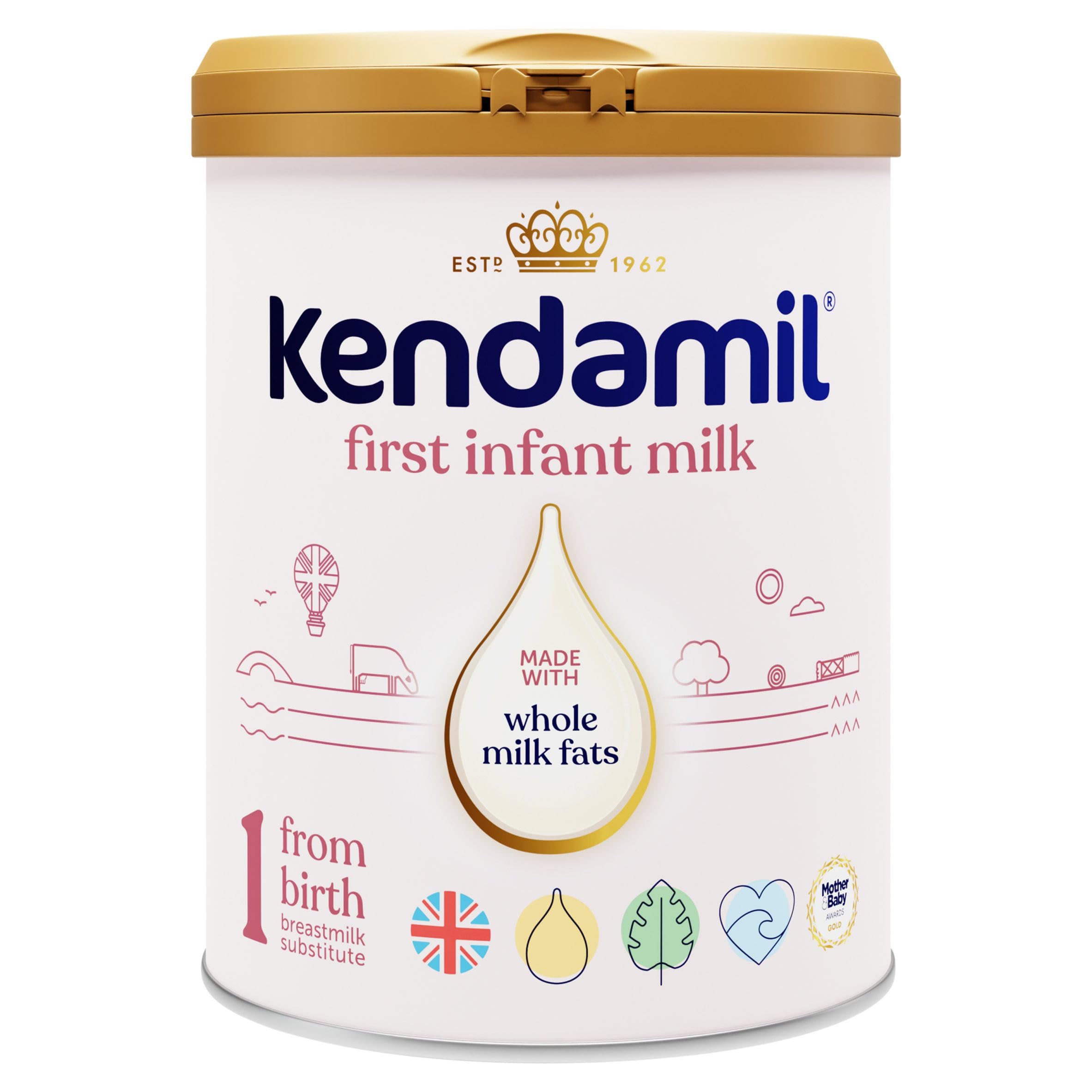 Kendamil オーガニック 粉ミルク 800g Kendamil 1 First Baby Infant Milk Formula Powder From Birth 800g