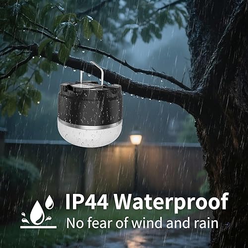 Miniatura 9 de Linterna LED recargable para campamento, luz de tienda de campaña de 1000 lm con 12 modos de iluminación RGB, banco de energía de 8000 mAh,