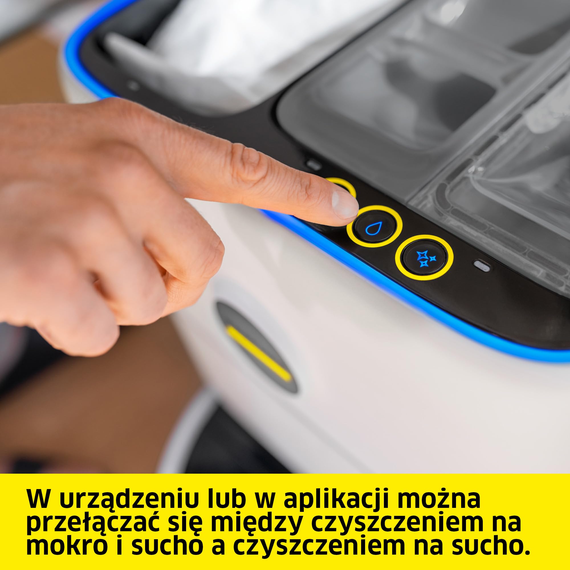 Kärcher RVF 7 Comfort Extra robot sprzątający i mopujący | stacja wielofunkcyjna, sterowanie przez aplikację, nawigacja LiDAR, kamera i sztuczna inteligencja