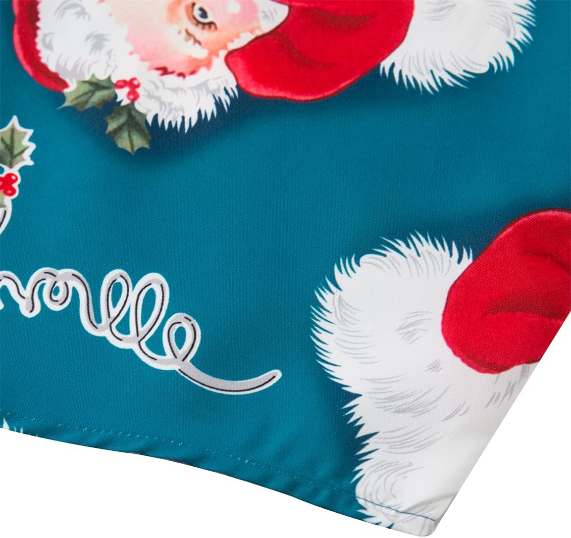 TUNEVUSE Holiday Season Gift-Mens Christmas Shirt Novelty Ugly Santa Claus Long Sleeve Funny Button Down Shirt for Party - Image 5