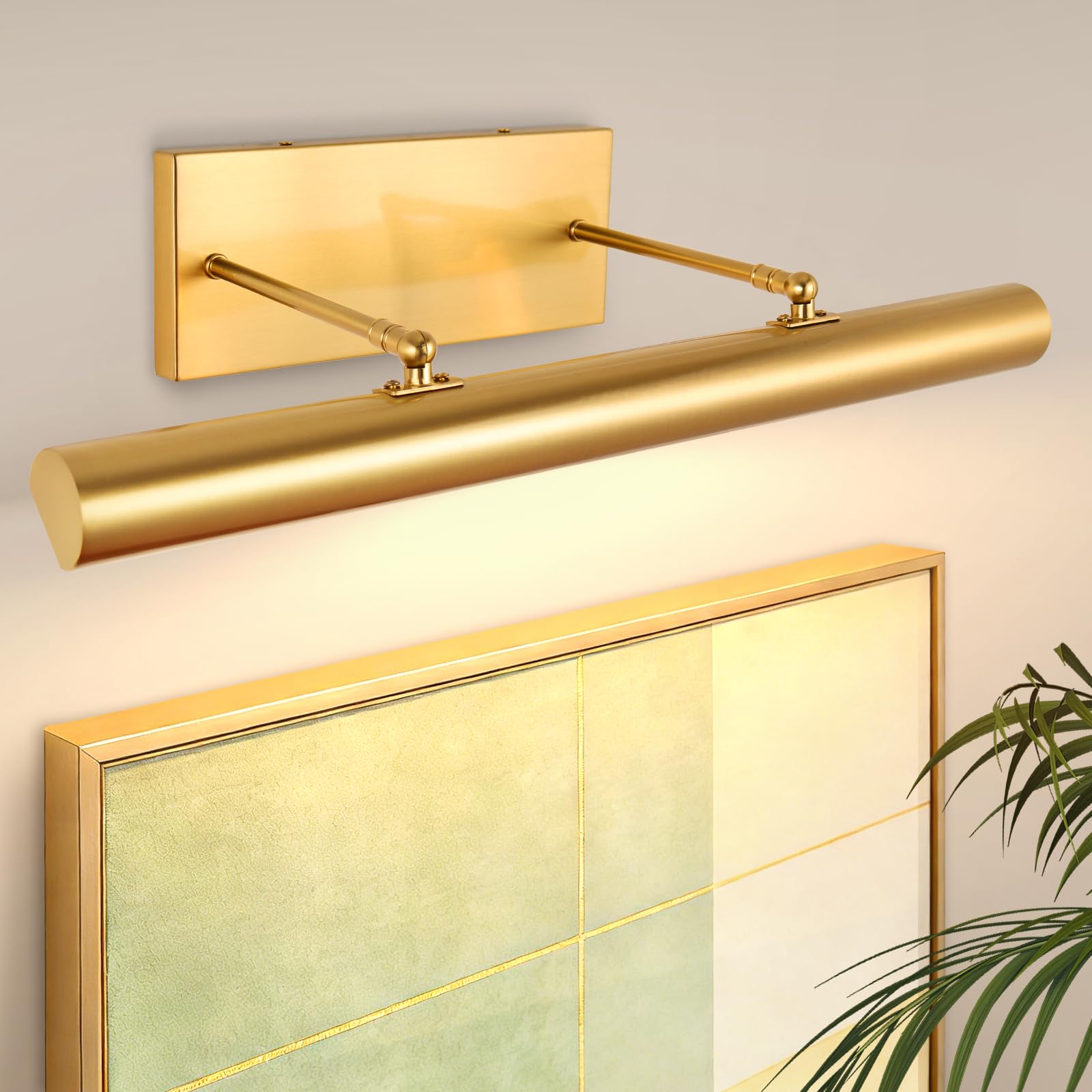 Photo 1 of ADISUN 24" Gold Hardwired Picture Light