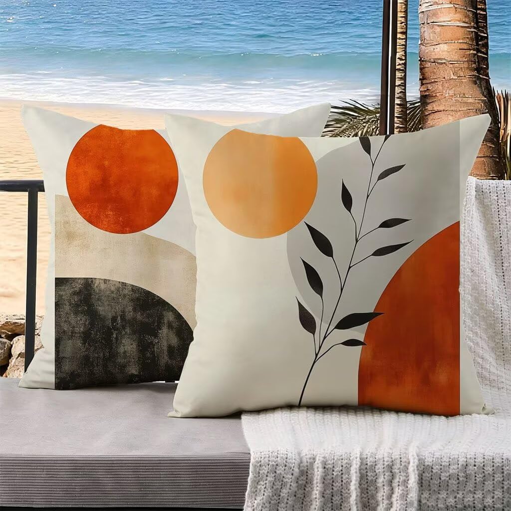 Housse de coussin abstrait taie oreiller 70x70 velours salon chambre