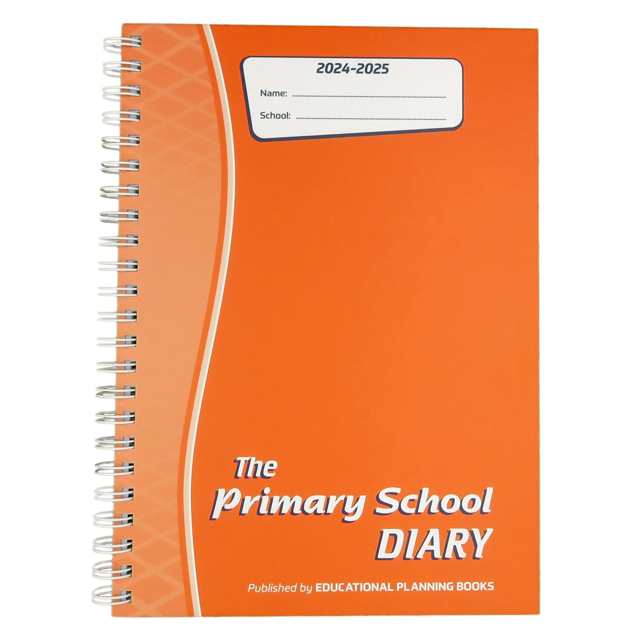 Educational Planning Books – Primary School Teachers Diary 2025-26 Week-to-View Dated Teachers Planner & Academic Diary A4, Primary School Teachers Notebook Essential Teacher Supplies – Orange(PSD1-O)