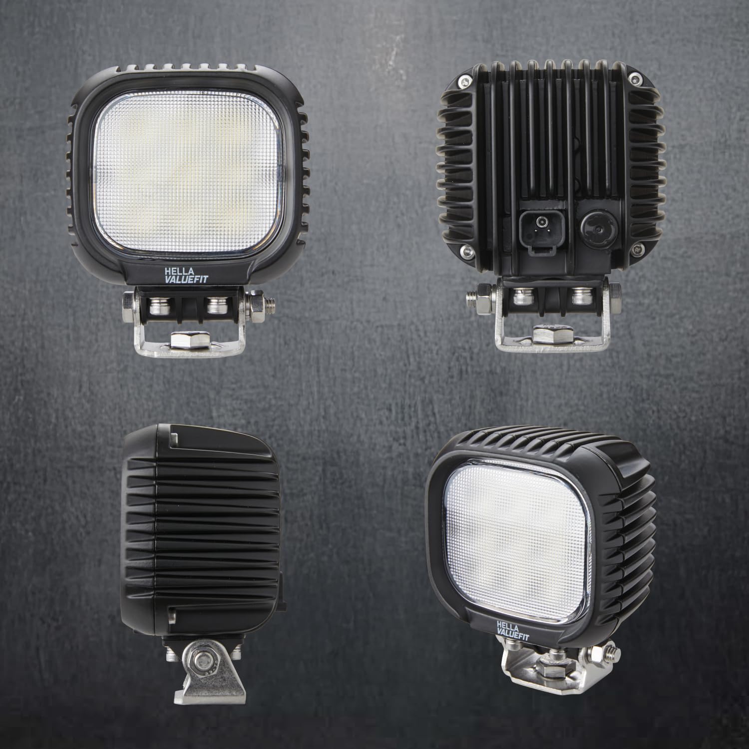 HELLA Valuefit S3000 LED Arbeitsscheinwerfer 12-24Volt - 3000 echte Lumen stark - IP67 wasserdicht - Offroad Scheinwerfer für Traktor Auto LKW SUV UTV ATV - 1GA 357 109-002