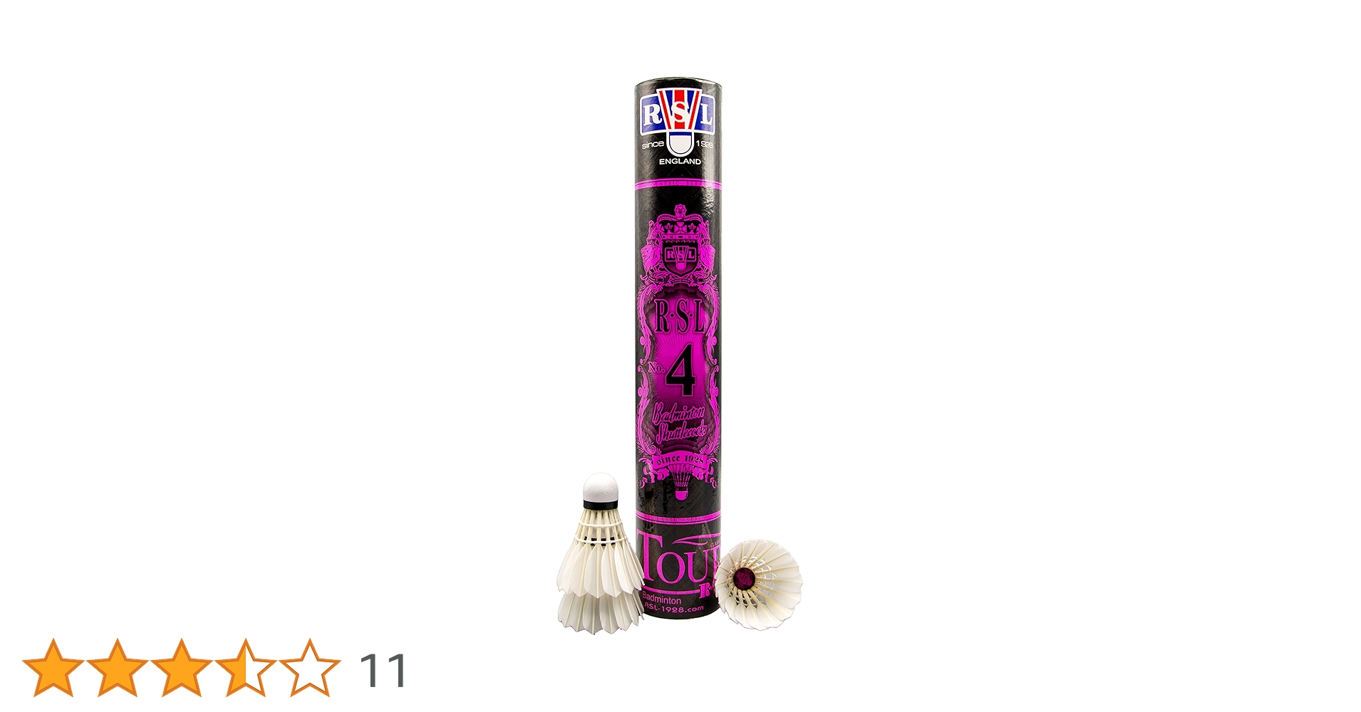 RSL DIRECT バドミントンシャトル 3本セット サイズ4 RSL DIRECT バドミントンシャトル 3本セット サイズ4 RSL