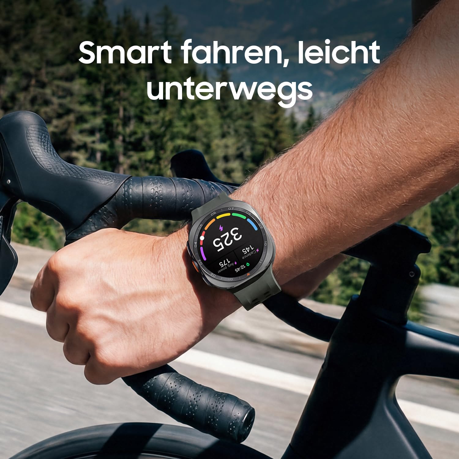 Samsung Galaxy Watch Ultra2 Smartwatch, 47 mm, LTE, Titanium Gray | Fitnessuhr für Trail Running, Tauchen, Radfahren, 800mAh Akku, Schnellladen, 3 Jahre Herstellergarantie [Exklusiv auf Amazon]