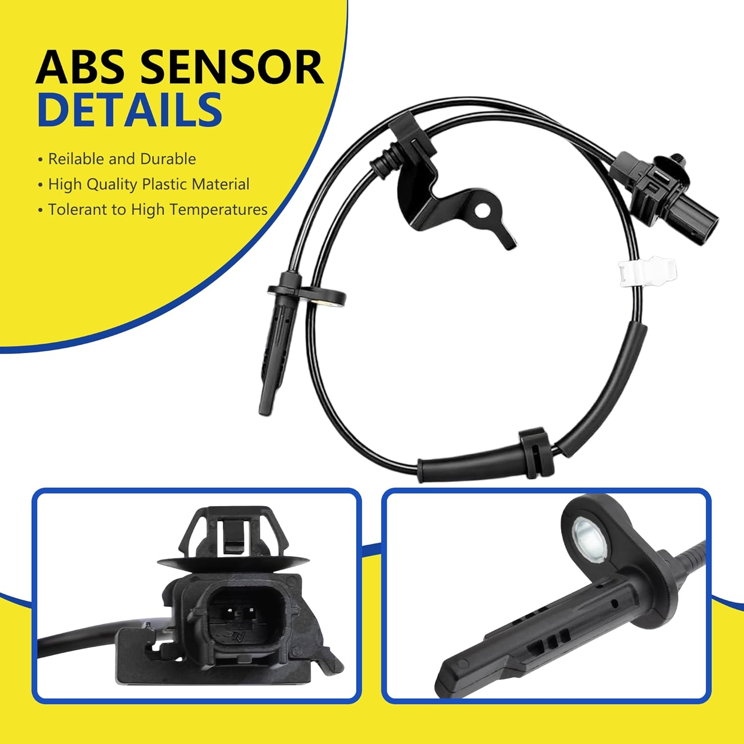 Front ABS Wheel Speed Sensor Left and Right for Honda Accord 2013-2017, Acura TLX 2015-2020, 57455-T2F-A01 57450-T2F-A01 ALS2402 ALS2401 (2pcs)