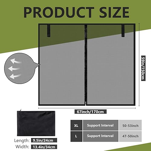 Miniatura 2 de Yahenda Accesorios de red de campamento para automóvil, malla transpirable, tienda de campaña para portón trasero, protección solar UV, ventilación,