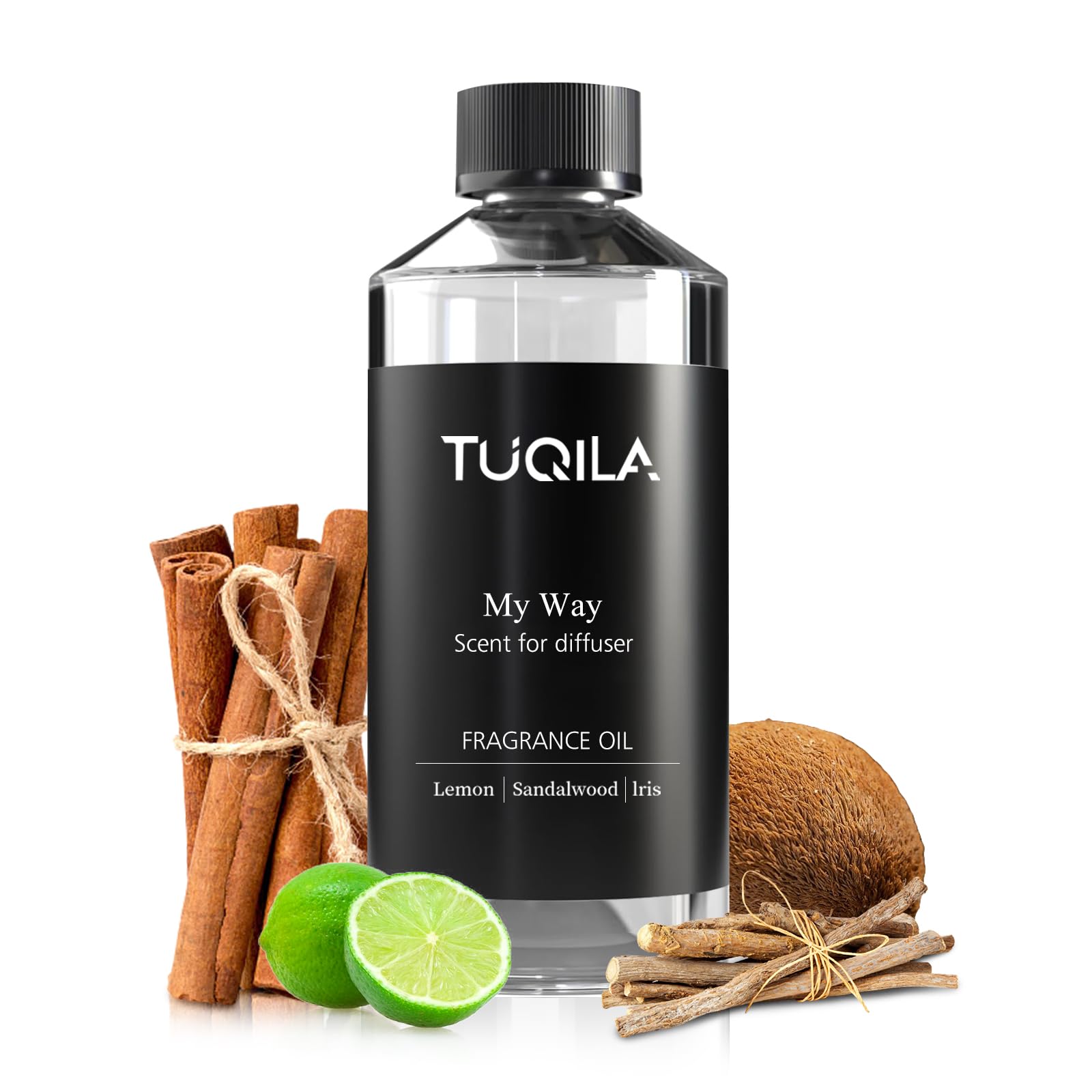 My Way 500ML Hotel Luxury Essential Oil for Diffuser, 5 Star Hotel Scent Oil (Sandalwood, Lemon, Lirs) Long-Lasting Premium Fragrance Oils, Idea Spa &