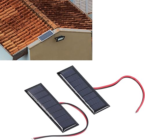 Miniatura 6 de 2 paneles solares de 4 voltios, panel solar portátil, panel solar flexible de polisilicio con alambre electrónico placa solar de polisilicio para