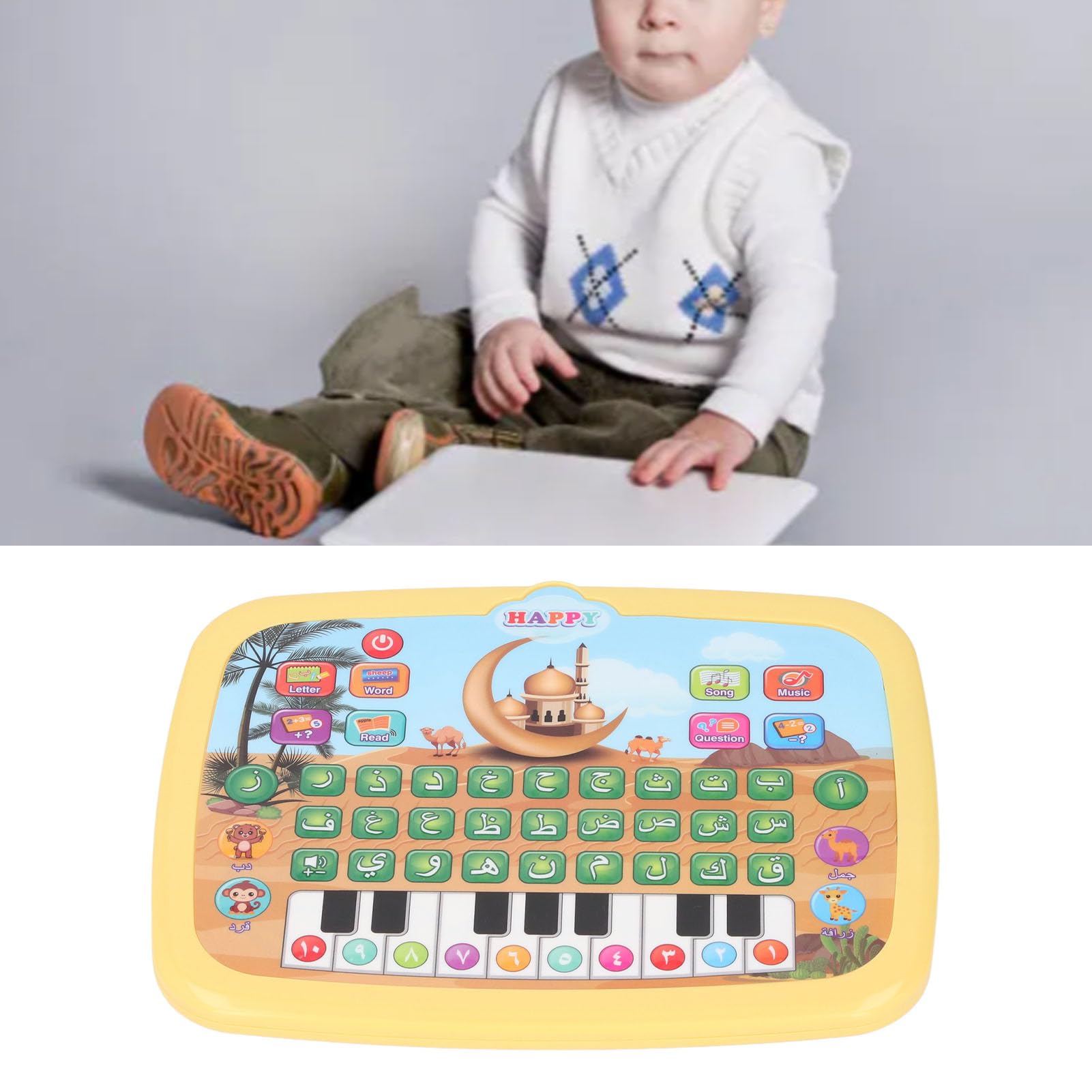 Livre électronique Interactif Arabe – Apprentissage Des Lettres Et Chiffres – Machine éducative Précoce