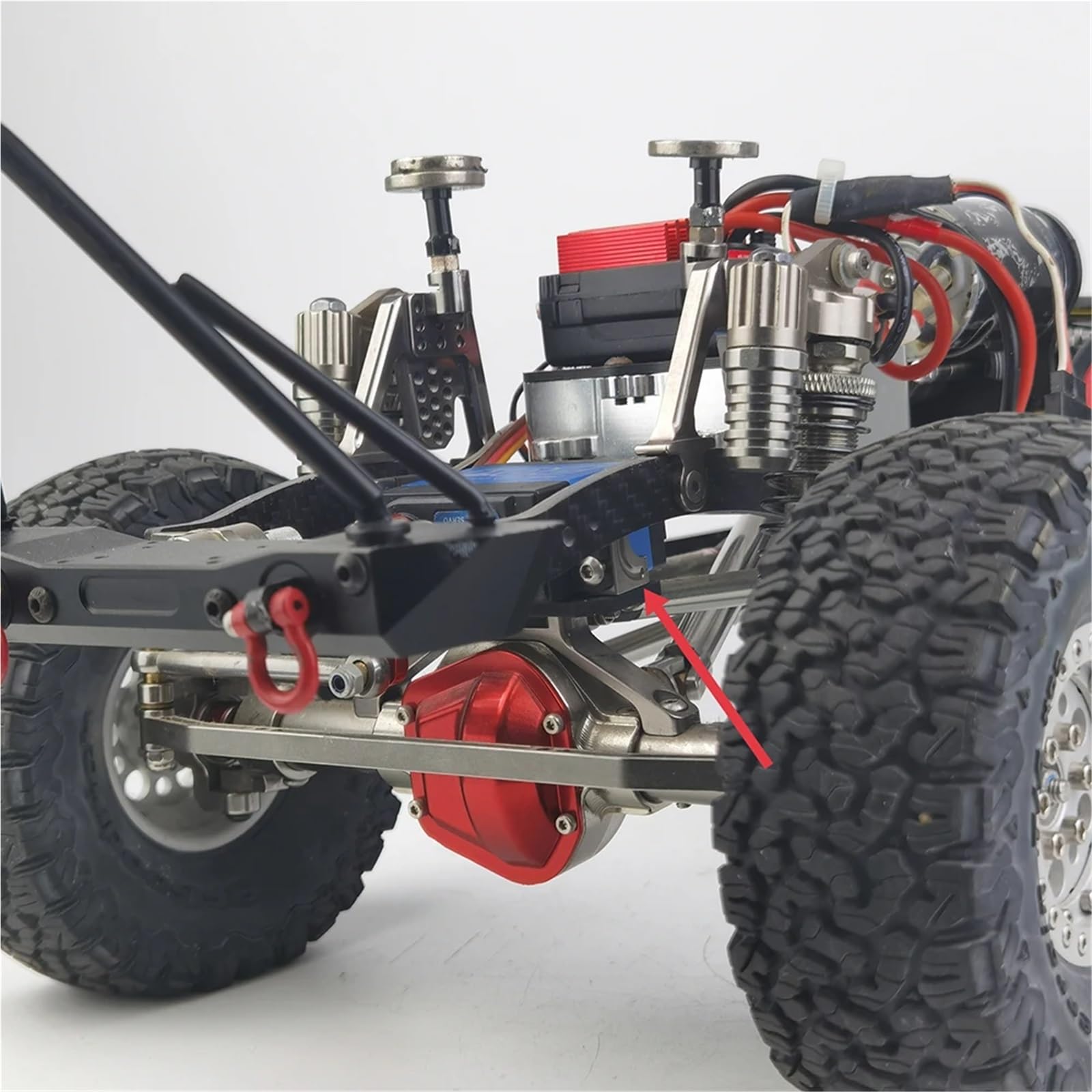 Per Axial Per Scx10 90047 Per Wrangler 1/10 Rc Crawler Auto Camion 2 Pezzi Servo In Alluminio Staffa Di Montaggio Parti Ricambio Ricambi Modellini RC