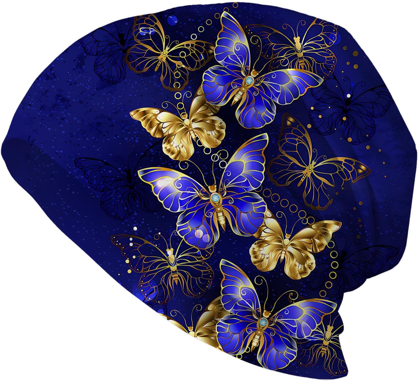 Beautiful Peacock Womens Slouchy Beanie Cotton Chemo Caps Cancer Headwear Hats Turban Baggy Skull Sleep Scarf