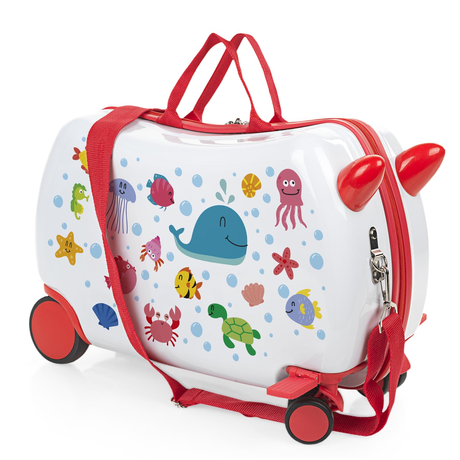 Kinderkoffer Mädchen & Jungen: Zum Draufsitzen, Kindergepäck, Kindertrolley