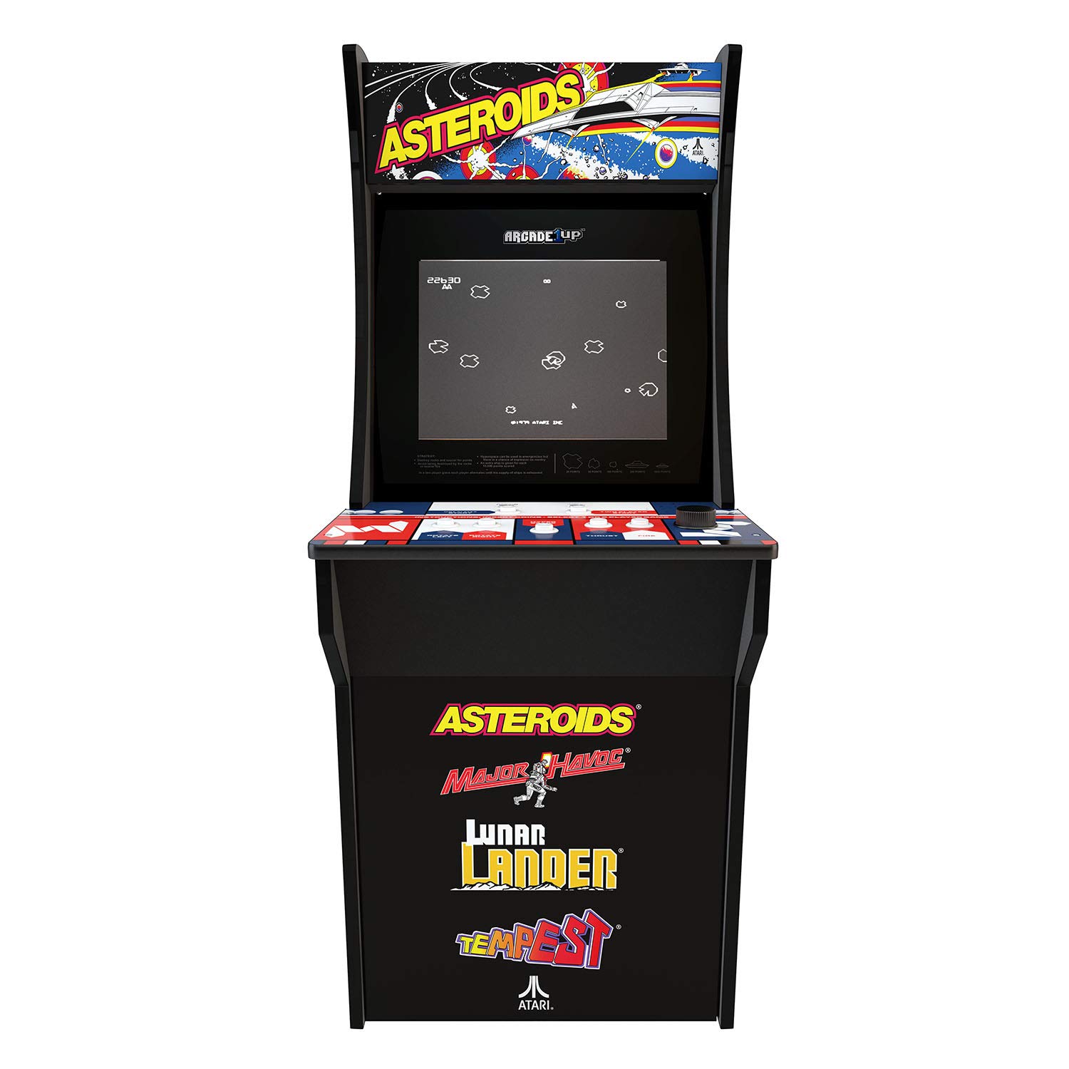 ARCADE1UP Atari Asteroids Arcade Machine - 4 Games in 1 (Asteroids