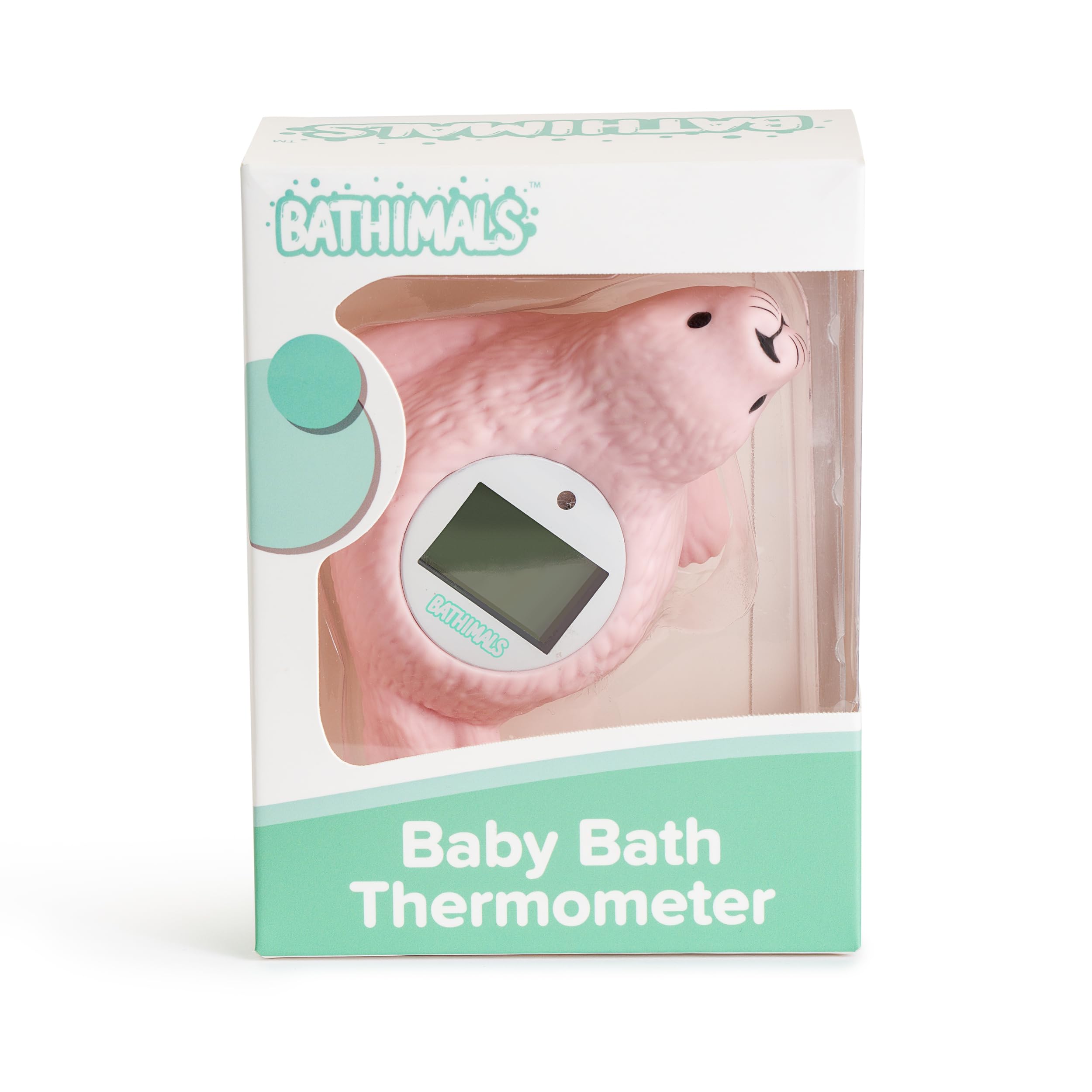 Baby Bath Thermometer | Baby Bath Toys | Adorable Seal Design | Safe Baby Thermometer for Infants | Newborn Essentials | ?/? | Blush