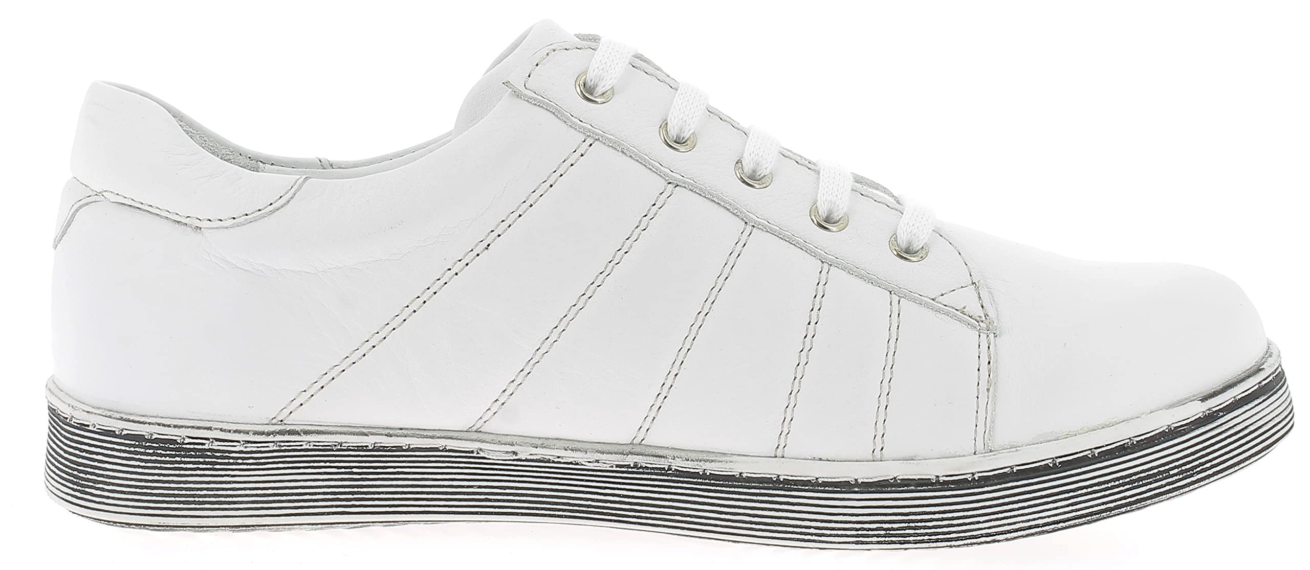 Andrea Conti 60000 Women’s Sneaker, Weiß, 10 UK