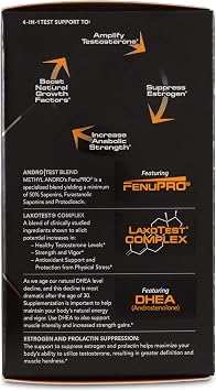 PMD Sports Methyl Andro with DHEA - Testosterone Booster for Men and Women - Supports Muscle Growth & Strength for Weightlifting & Workout Performance - Dietary Supplements (90 Vegetarian Capsules)