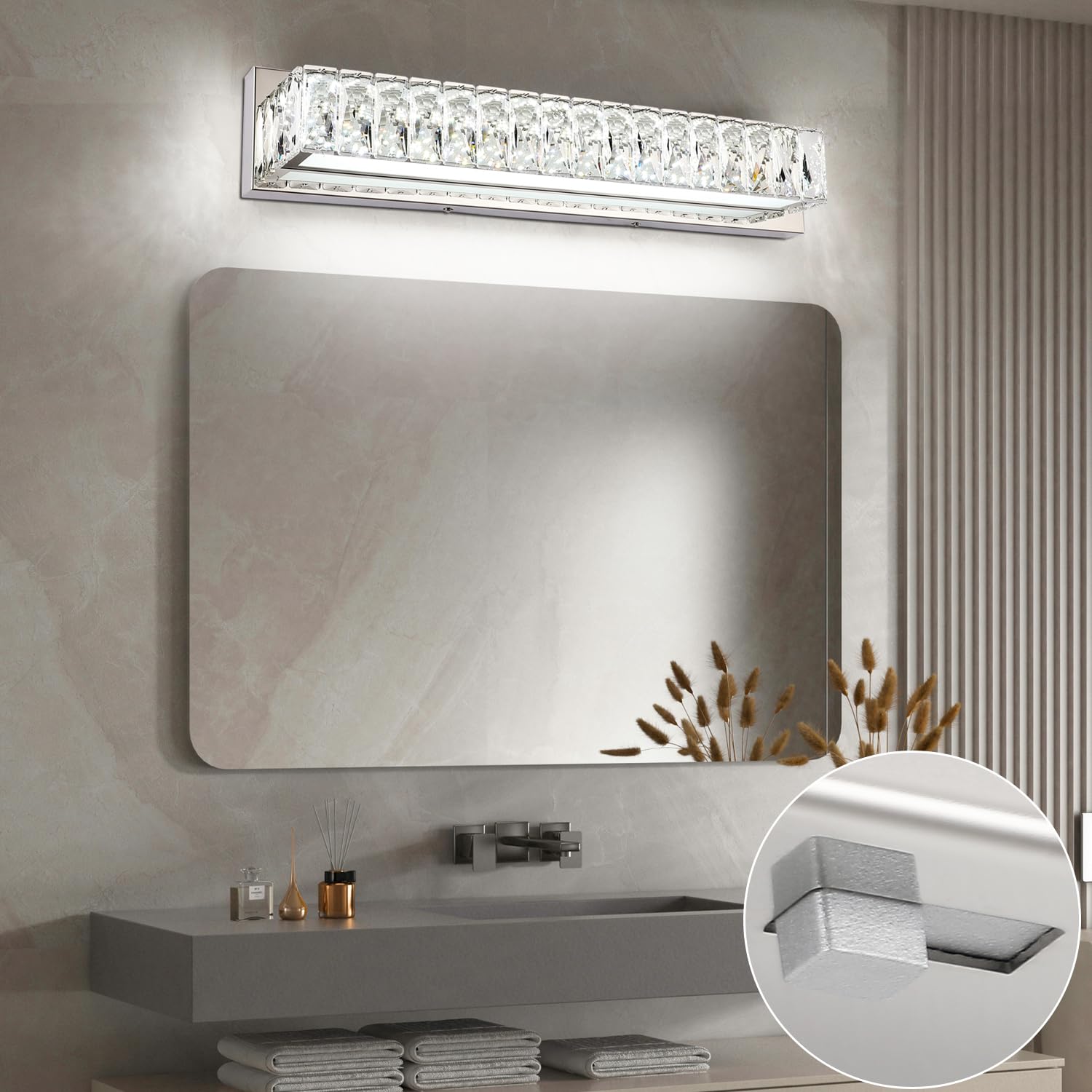 ZUZITO, 24" LED Dressing Table Light Bar Bathroom Lighting Accessories - View #4