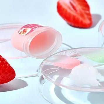 Fruits Flavored 6PCS Natural Lip Balm Set for Anti Chapping Lip Moisturizer and Nourishing Mini Lip Therapy Hydrating Long Lasting for Cracked, Dull and Dry Lips (Style B)