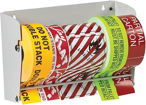 Dispensador de etiquetas de montaje en mesapared de 12.5 pulgadas, Hvy-Duty todo acero - cada uno