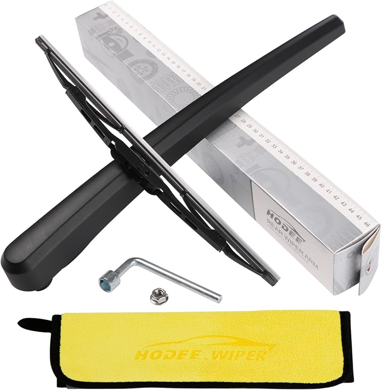 Rear Wiper Arm Blade Kit for Chevrolet Equinox GMC Terrain 2010-2017 | Chevy OEM-Replacement :84059856,Assembly :Cap Cover/Nut/Towel/Accessories,Easy Install to Back Windshield Window,Streak-Free
