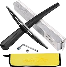 Rear Wiper Arm & Blade Kit,Exact-Fit Replacement for 2010-2017 Chevrolet Chevy Equinox GMC Terrain,OEM-Style Fit,Easy Install in Minutes,Complete Hardware Included (Cap/Nut),Streak-Free Wipe