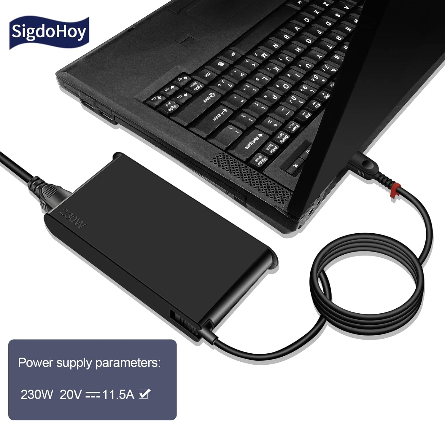 230W Charger for Lenovo Legion 7 5 7i 5i Legion Slim 7 7i 5 5i Lenovo LOQ 15 16 Gaming Laptop Thinkpad P1 ThinkBook 16p Power Supply Adapter Cord