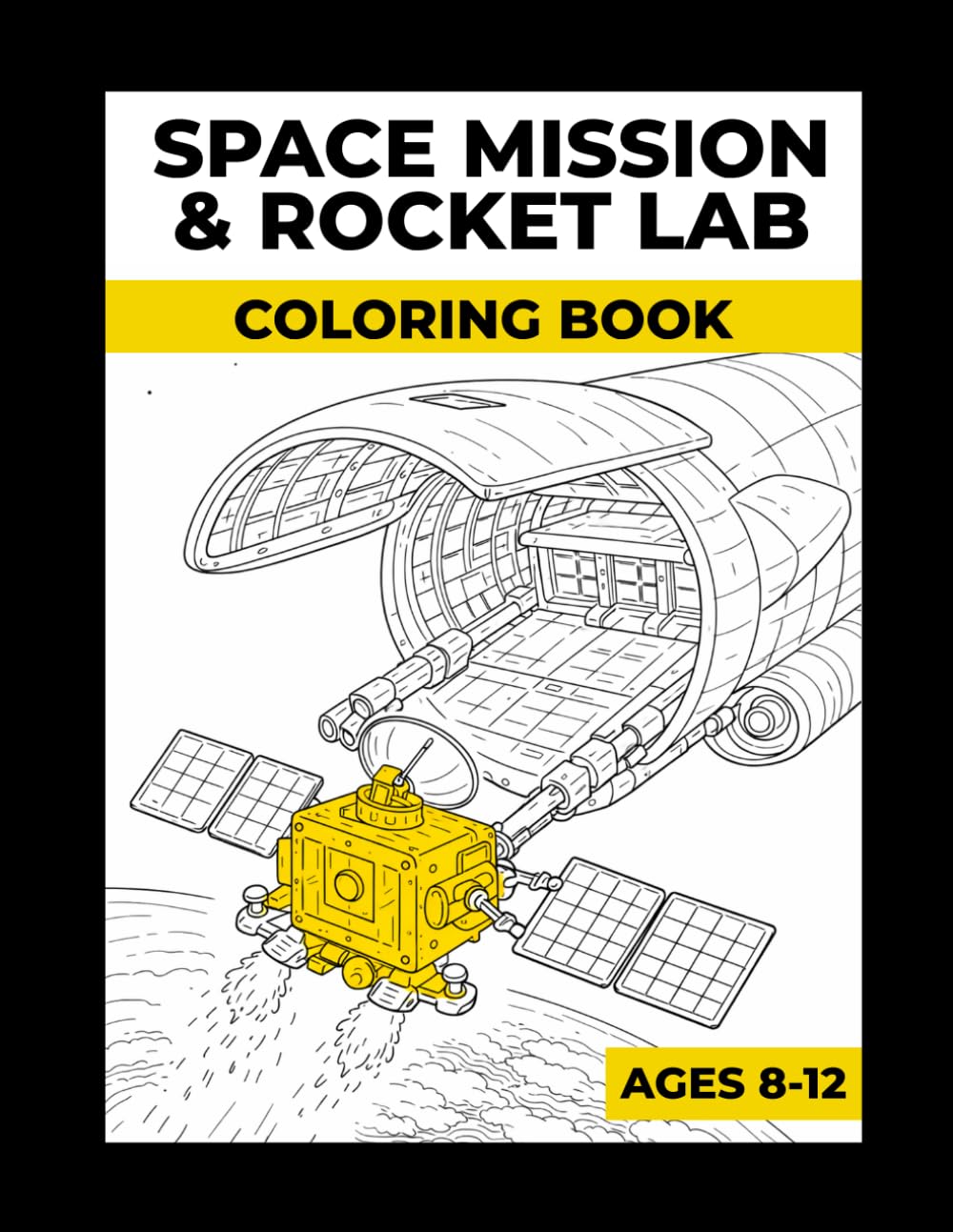 Cosmo & Lem: Space Mission & Rocket Lab: A Space Coloring Book for Kids Ages 8–12 with Fun Science Facts