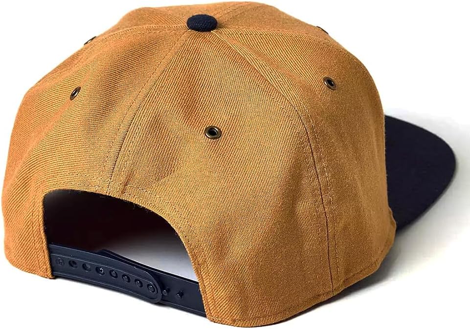 47 Brand Detroit Tigers Captain Workshop Snapback Cap, Adjustable Hat Brown Black - Image 2