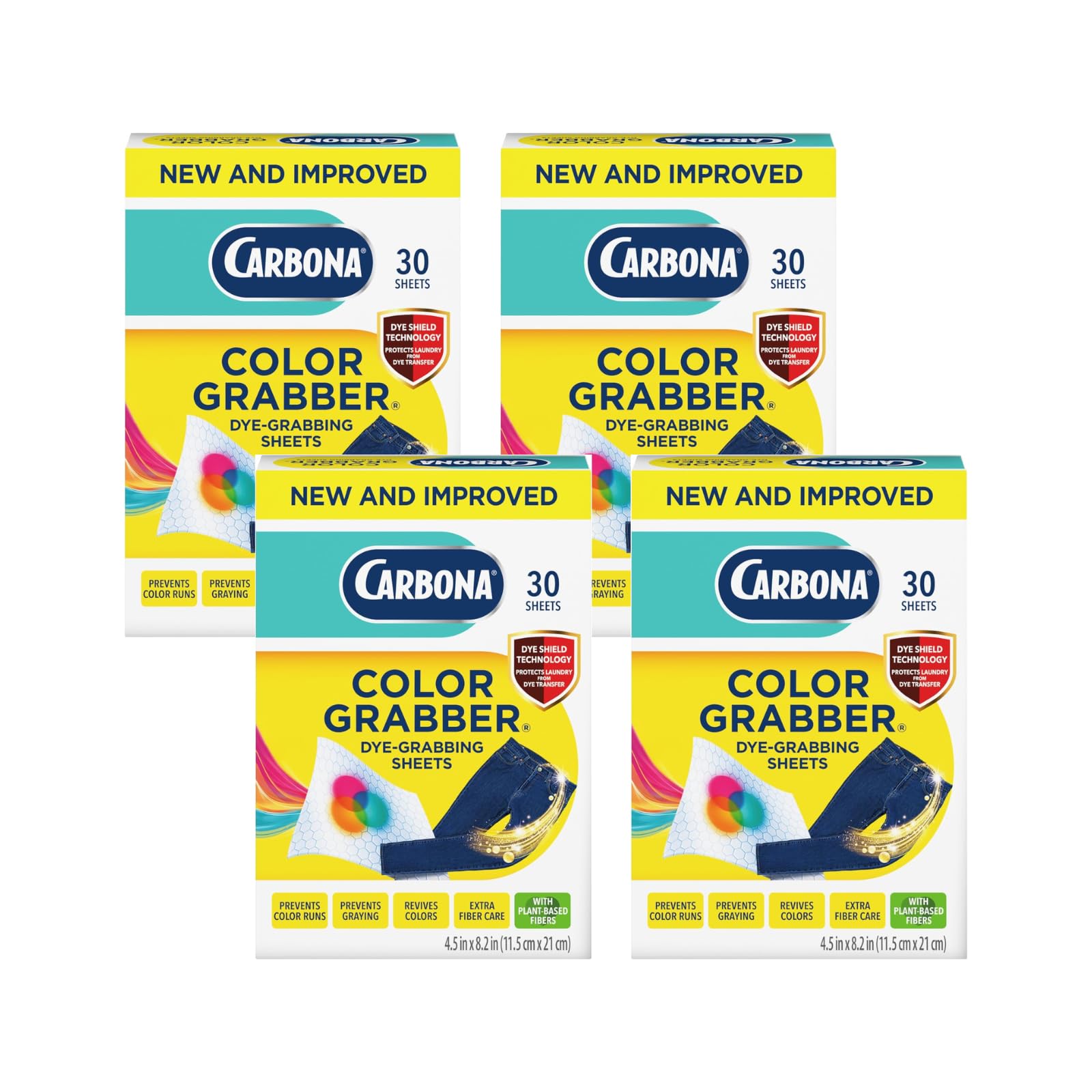 Carbona Color & Dirt Grabber Reusable, 1-Count (Pack of 4)