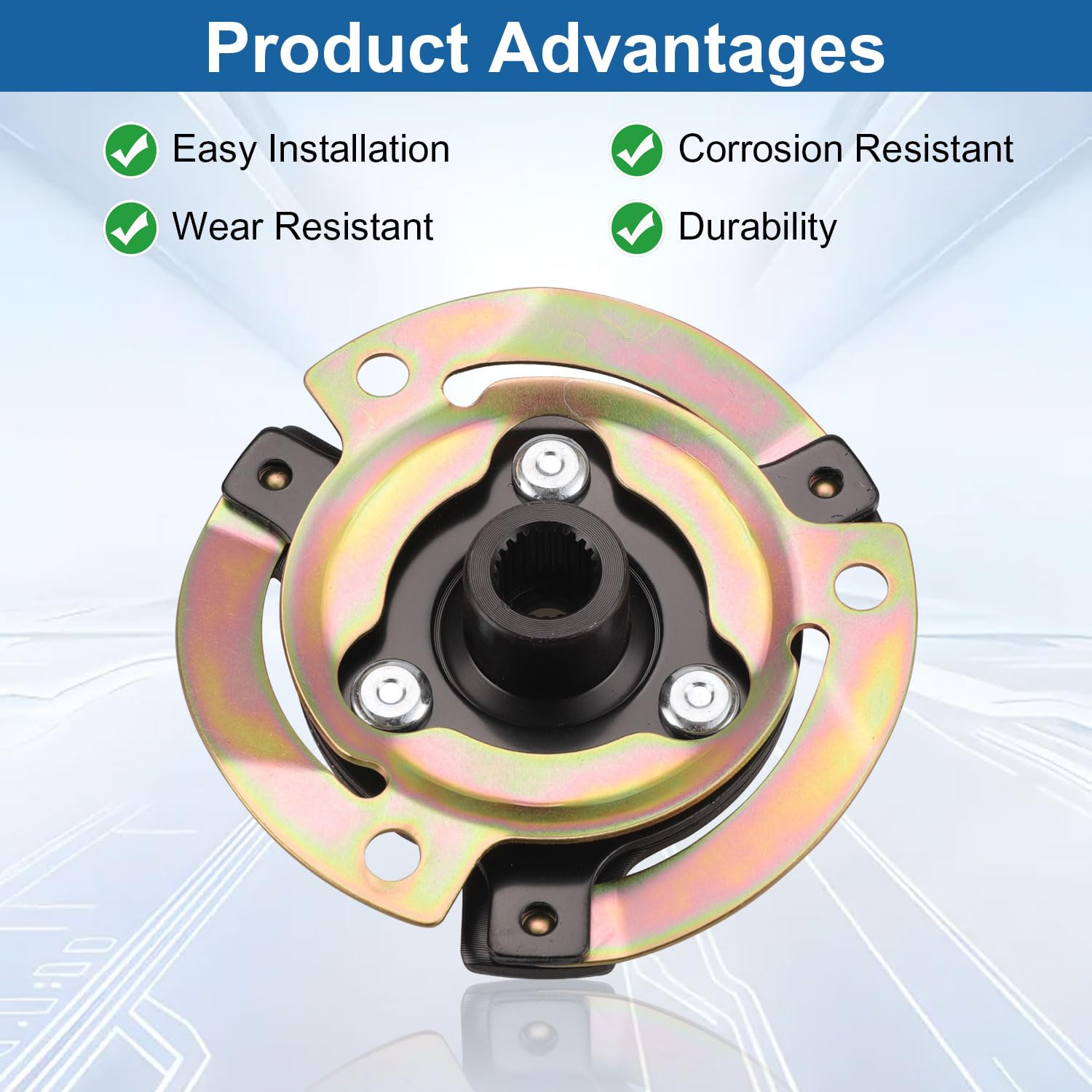 Erato 5N0820803 Kit di riparazione per compressore A/C per auto disco frizione aria condizionata disco di trasmissione piastra mozzo frizione elettromagnetica con viti