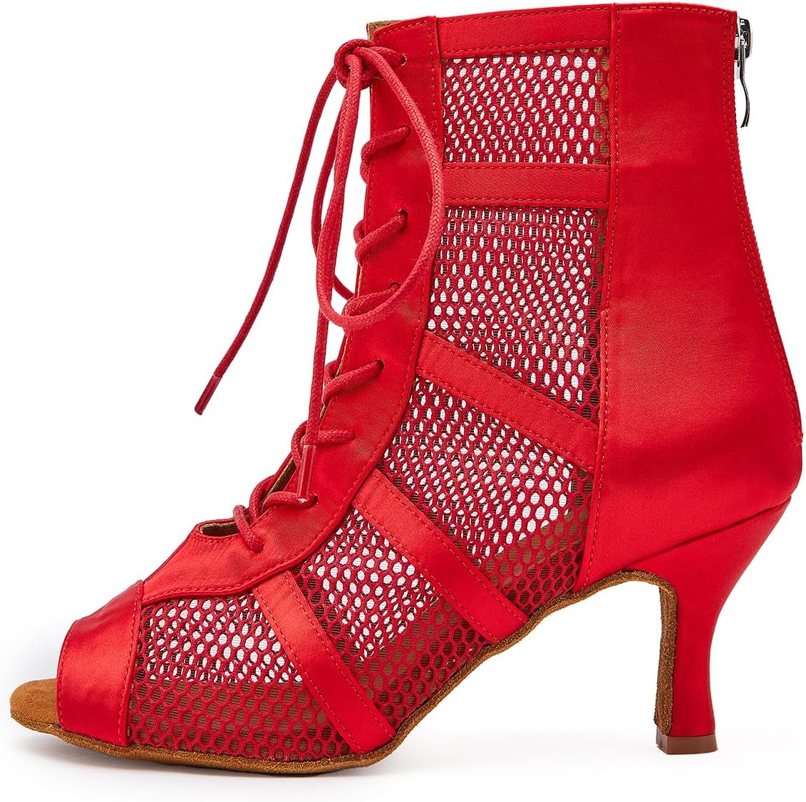 Women's Latin Dance Shoes Female's Ballroom Salsa Dance Shoes 3" Heel - Image 2