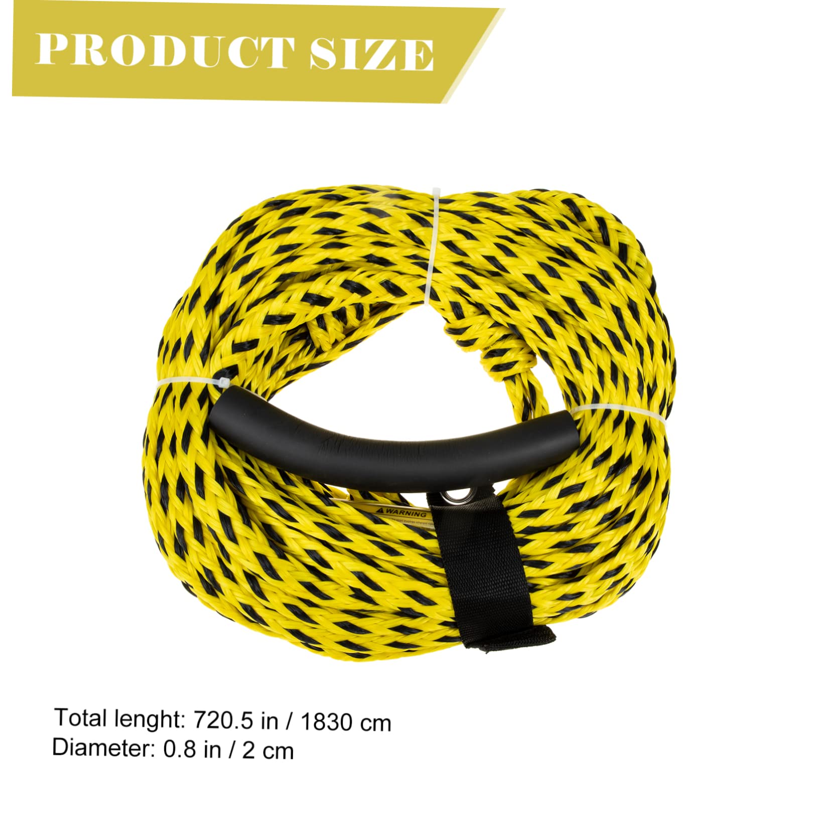 ibasenice Corde de Remorquage Portable pour Kayak Corde de Traction Professionnelle pour Bateaux et Véhicules pour Activités de Plein Air