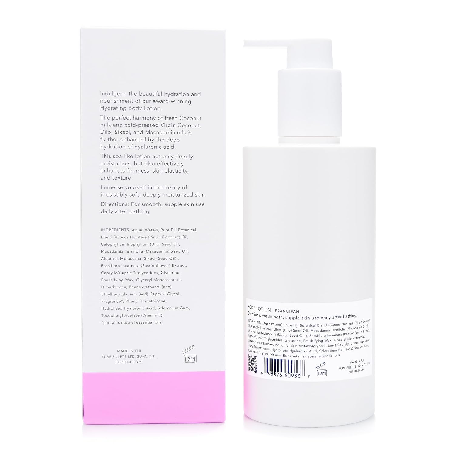 PURE FIJI Hydrating Body Lotion, Frangipani (10.14 Fl.Oz /300ml) - Image 2