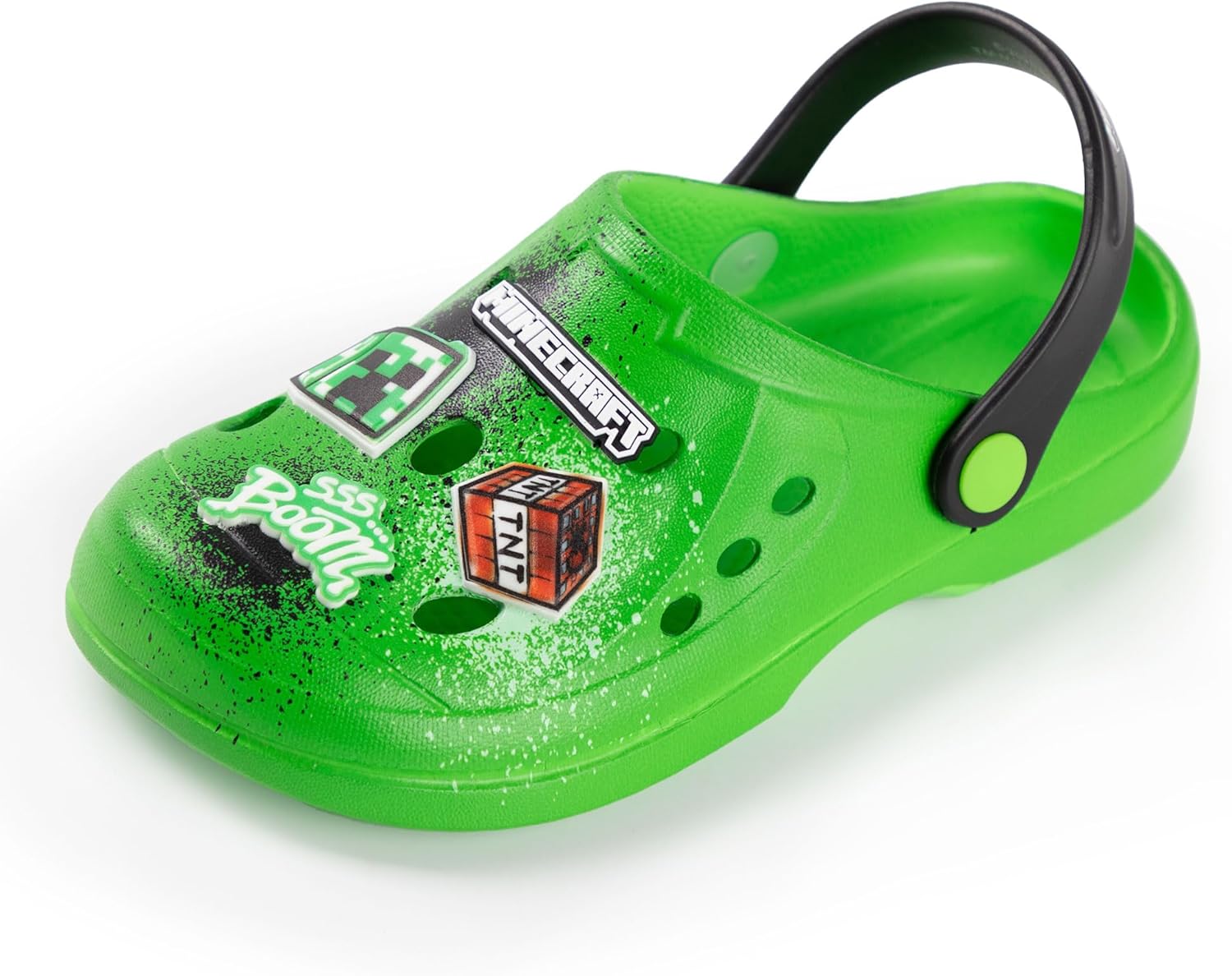Minecraft Creeper Green Clogs | Boys Beachwear Footwear | TNT Boom Cartoon Design | Streetwear Style Kids Gaming Accessories - Image 6