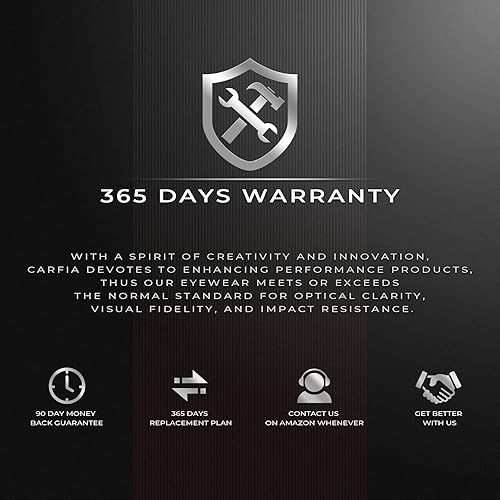 Miniatura 8 de Carfia Gafas de sol deportivas polarizadas para hombres y mujeres TR90 ligeras, con marco fresco, para conducir, ciclismo, correr, pescar, gafas,
