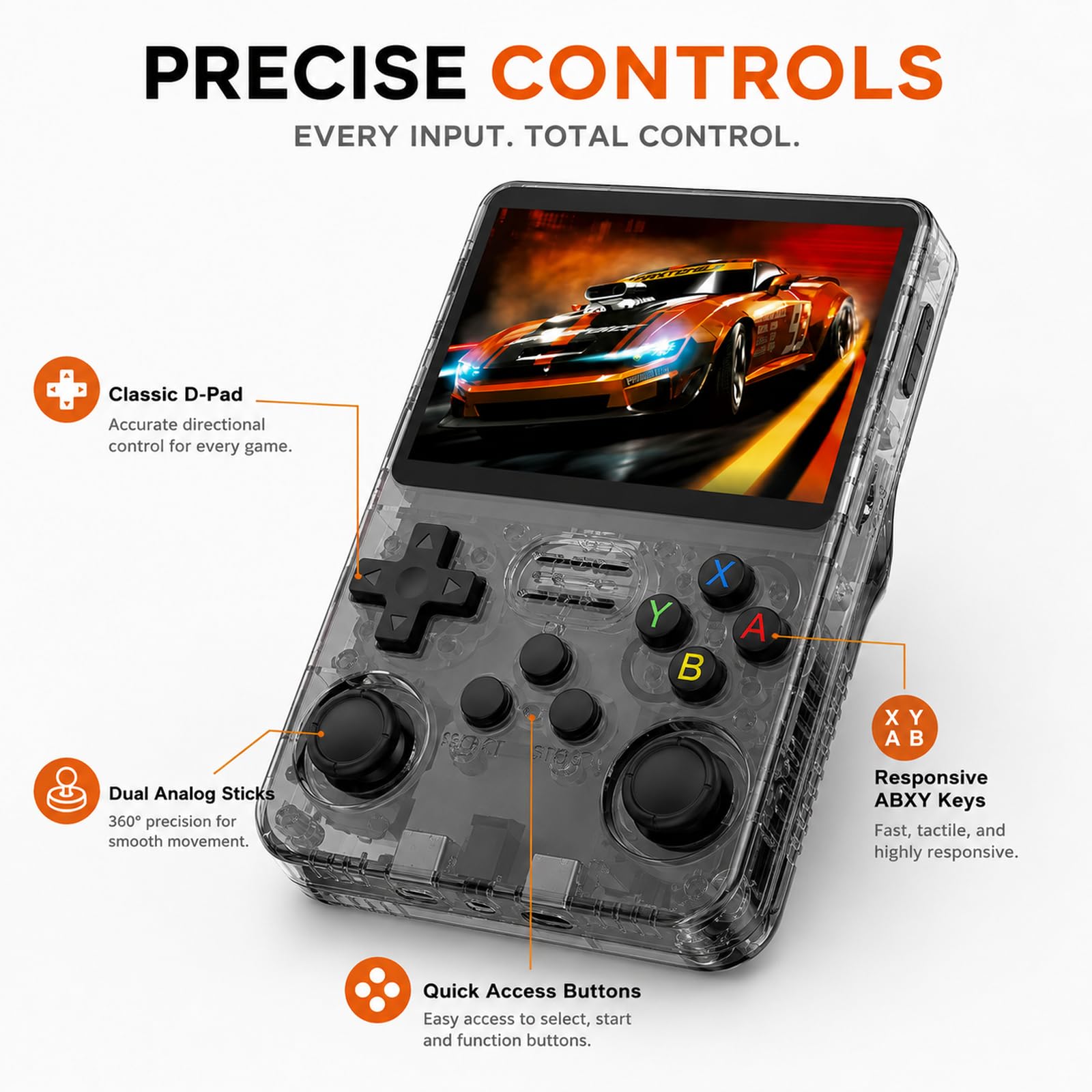 Questa console portatile in stile retrò supporta diverse piattaforme di gioco retrò ed è ideale per viaggi, spostamenti e intrattenimento familiare.