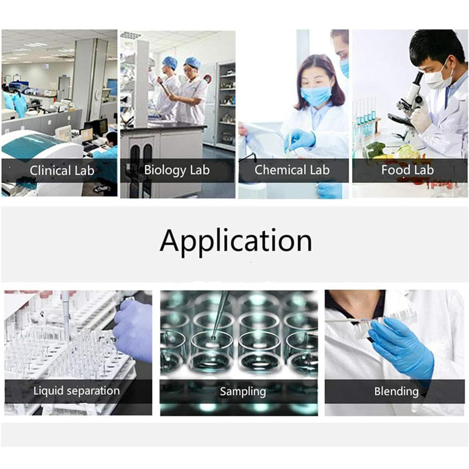 Pipeta de Laboratorio de Un Solo Canal, Volumen Variable Ajustable, Micropipeta de Alta Precisión para Laboratorio Ambiental,P10000