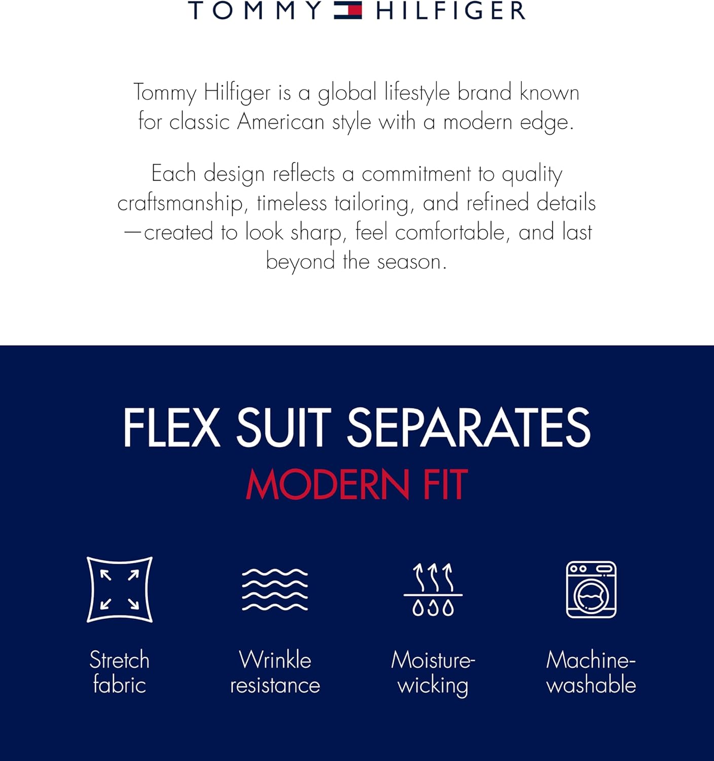 Tommy Hilfiger TH Flex Modern Fit Suit Separates - Image 3