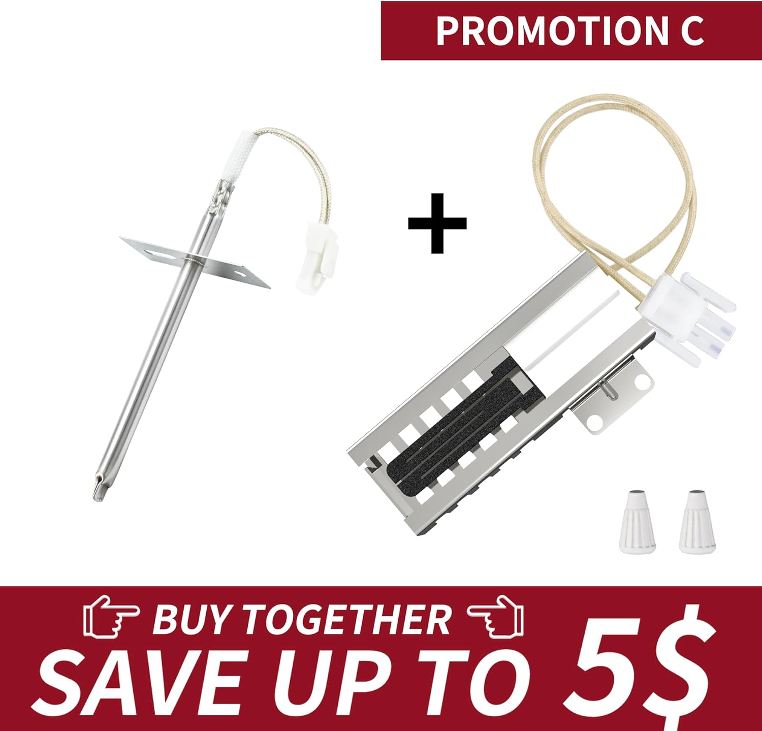 DG9400520A Gas Range Oven Igniter & DG3200002B Oven