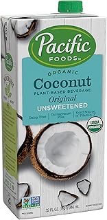 Pacific Foods Organic Coconut Unsweetened Plant-Based Beverage, 32oz